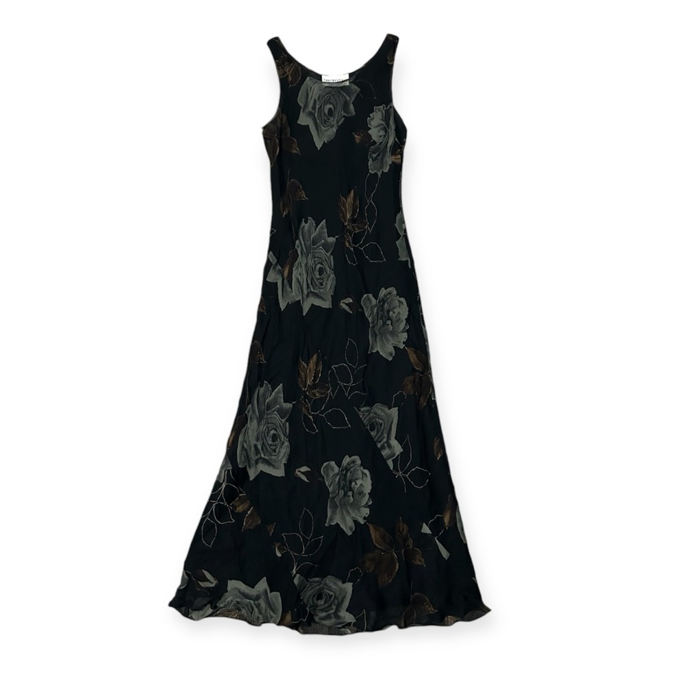 Bloomingdale’s Long Silk Floral Formal Dress Size Women’s Size Small